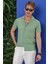 G 1536 Slim Fit Yeşil Klasik Gömlek 2