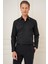 G 1577 Slim Fit Siyah Klasik Gömlek 3
