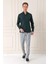 Slim Fit Düğmeli Yaka Dokulu %100 Pamuk Klasik Siyah Gömlek Gk 724 2