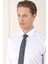 Gk 718 Slim Fit Dokulu Pamuklu Klasik Beyaz Gömlek 4