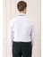 Gk 718 Slim Fit Dokulu Pamuklu Klasik Beyaz Gömlek 5