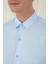 Slim Fit Pamuk Uzun Kol Klasik Mavi Gömlek Gk 745 4
