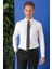 Gk 719 Slim Fit Dokulu Pamuklu Klasik Beyaz Gömlek 1