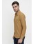 Slim Fit Pamuk Saten Klasik Taba Gömlek Gk 624 2