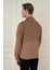G 1578 Slim Fit Camel Klasik Gömlek 4