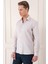 Comfort Fit Balıksırtı Dokuma %100 Pamuk Klasik Bej Gömlek Gk 722 3