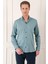 Slim Fit Düğmeli Yaka %100 Pamuk Klasik Yeşil Gömlek Gk 723 1