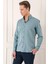 Slim Fit Düğmeli Yaka %100 Pamuk Klasik Yeşil Gömlek Gk 723 3