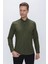 Gk 664 Slim Fit Nefti Klasik Gömlek 4