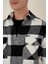 G 1579 Slim Fit Siyah-Beyaz Klasik Gömlek 5