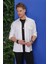 G 1551 Slim Fit Beyaz Klasik Gömlek 4