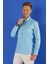 Gk 685 Slim Fit Turkuaz Klasik Gömlek 3