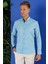 Gk 685 Slim Fit Turkuaz Klasik Gömlek 5