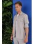 G 1534 Slim Fit Gri Klasik Gömlek 2