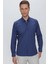 G 1518 Slim Fit Lacivert Spor Gömlek 1