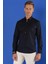 045 Slim Fit Lacivert Altro Gömlek 3