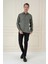 Slim Fit %100 Modal Uzun Kol Klasik Haki Gömlek Gk 743 1