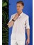 G 1555 Slim Fit Taş Klasik Gömlek 4