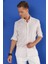 G 1555 Slim Fit Taş Klasik Gömlek 5