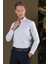 Gk 705 Slim Fit Mavi Klasik Gömlek 3