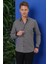 G 1547 Slim Fit Siyah-Beyaz Klasik Gömlek 2