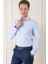 Gk 720 Slim Fit Dokulu Pamuklu Klasik Mavi Gömlek 3