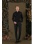 Gk 691 Slim Fit Siyah Klasik Gömlek 1