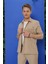 G 1534 Slim Fit Bej Klasik Gömlek 4