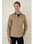 G 1581 Slim Fit Camel Klasik Gömlek 3