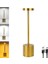 Şarjlı Masa Lambası Dimmerli Dekoratif Abajur Cata Sevilla Dokunmatik Sunum Lambası 3 Renk Işık Modu Gold 3