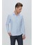 Gk 672 Slim Fit Mavi Klasik Gömlek 4