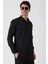 Gk 677 Slim Fit Siyah Altro Gömlek 4