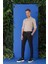 Comfort Fit Düğmeli Yaka %100 Keten Apoletli Casuel Bej Gömlek G 1564 5
