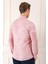Comfort Fit Yan Cep Batik Desenli %100 Pamuk Çıtçıtlı Pudra Gömlek Ceket G 1568 5