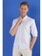 G 1555 Slim Fit Açık Mavi Klasik Gömlek 3