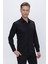 Gk 669 Slim Fit Siyah Klasik Gömlek 2