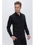 Gk 669 Slim Fit Siyah Klasik Gömlek 3