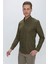 G 1518 Slim Fit Haki Spor Gömlek 3