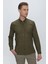 G 1518 Slim Fit Haki Spor Gömlek 4