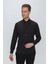Gk 664 Slim Fit Siyah Klasik Gömlek 2