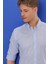 G 1554 Slim Fit Açık Mavi Klasik Gömlek 5
