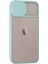 iPhone 13 Kılıf Palm Buzlu Kamera Sürgülü Silikon - Turkuaz - ASOY1359-7625 2