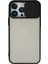 iPhone 13 Pro Max Kılıf Palm Buzlu Kamera Sürgülü Silikon - Siyah - ASOY9250-7027 1