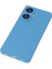 Realme C55 Kılıf Nano Içi Kadife Silikon - Mavi - ASOY5450-9226 3