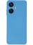 Realme C55 Kılıf Nano Içi Kadife Silikon - Mavi - ASOY5450-9226 4
