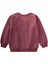 Çiçek Nakışlı Sweatshirt 2-7 Yaş Mürdüm 2