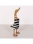 Mylamp Çizgili Ördek El Oyması Teak Gövde 34X14X13 cm 2