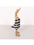 Mylamp Çizgili Ördek El Oyması Teak Gövde 34X14X13 cm 3