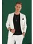 C 643 Slim Fit Ekru Spor Ceket 3