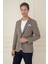 C 691 Slim Fit Bej Spor Ceket 4